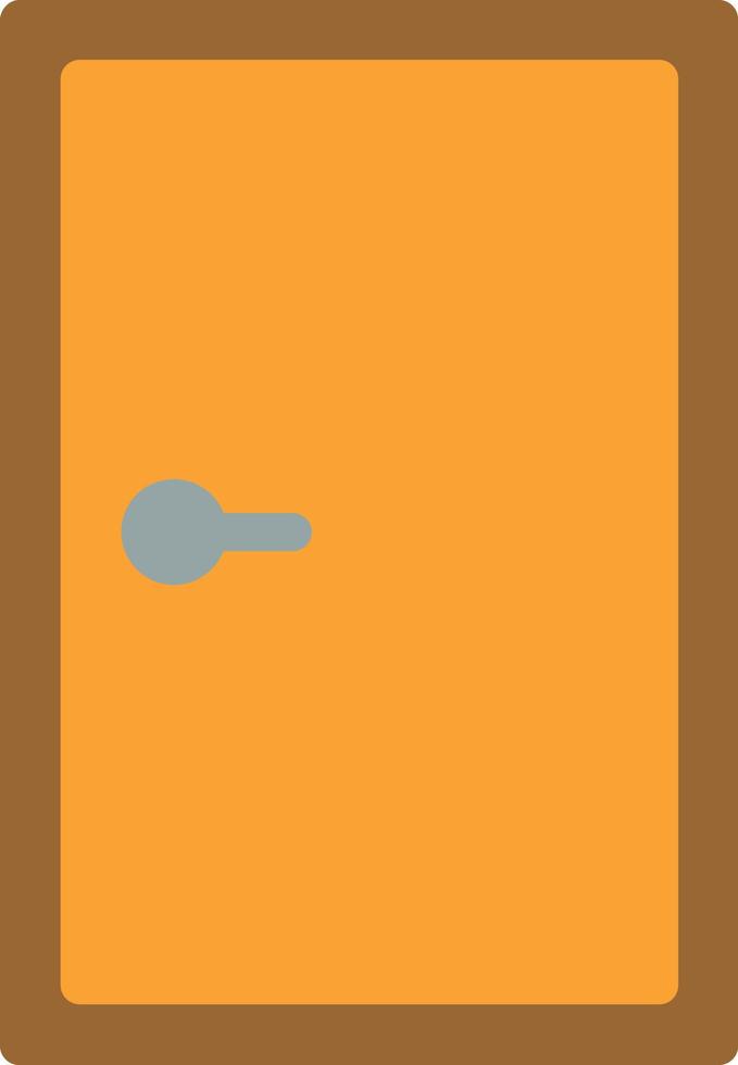 Door Closed Vector Icon Design