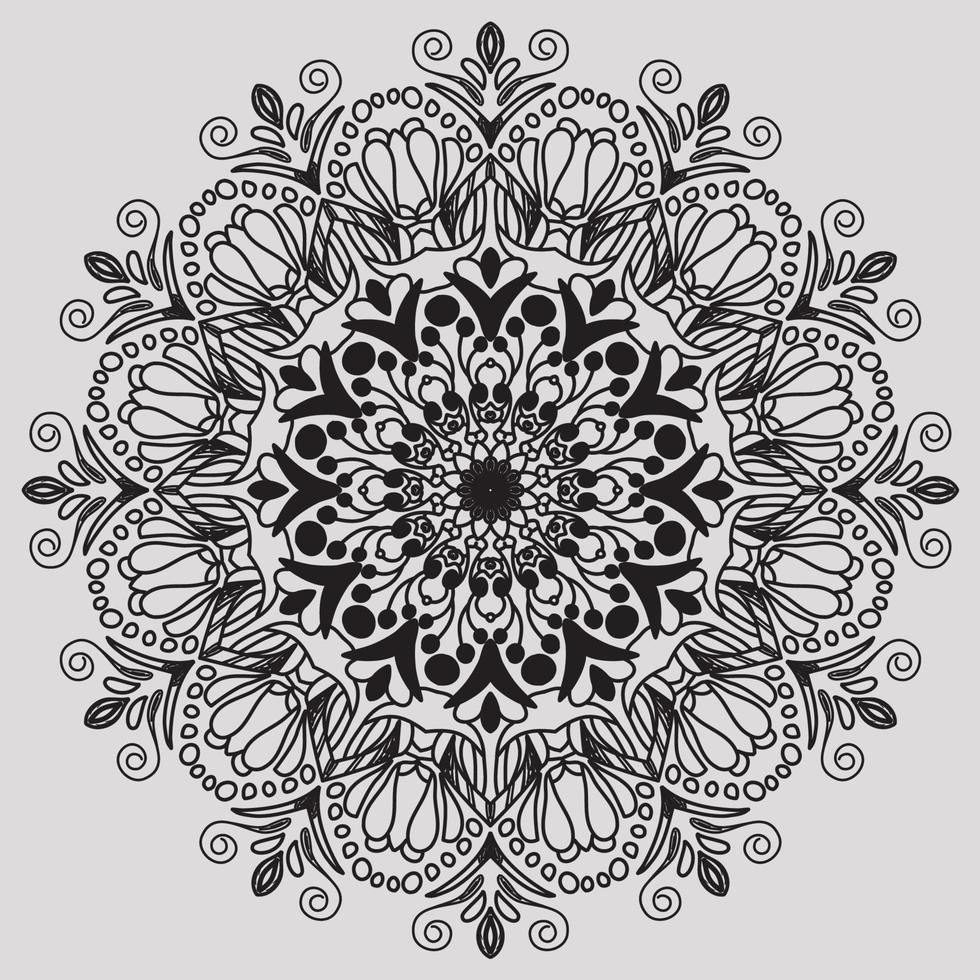 lace circle template border 9715035 Vector Art at Vecteezy