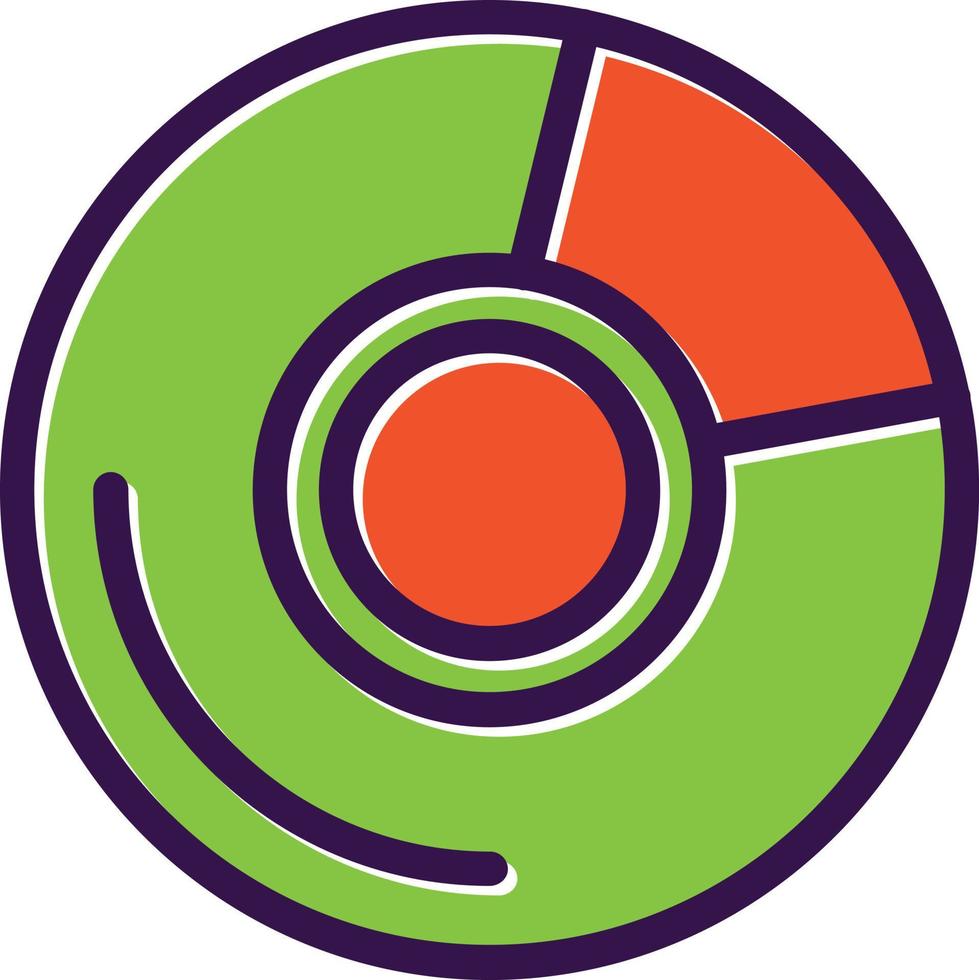 Compact Disc Vector Icon Design