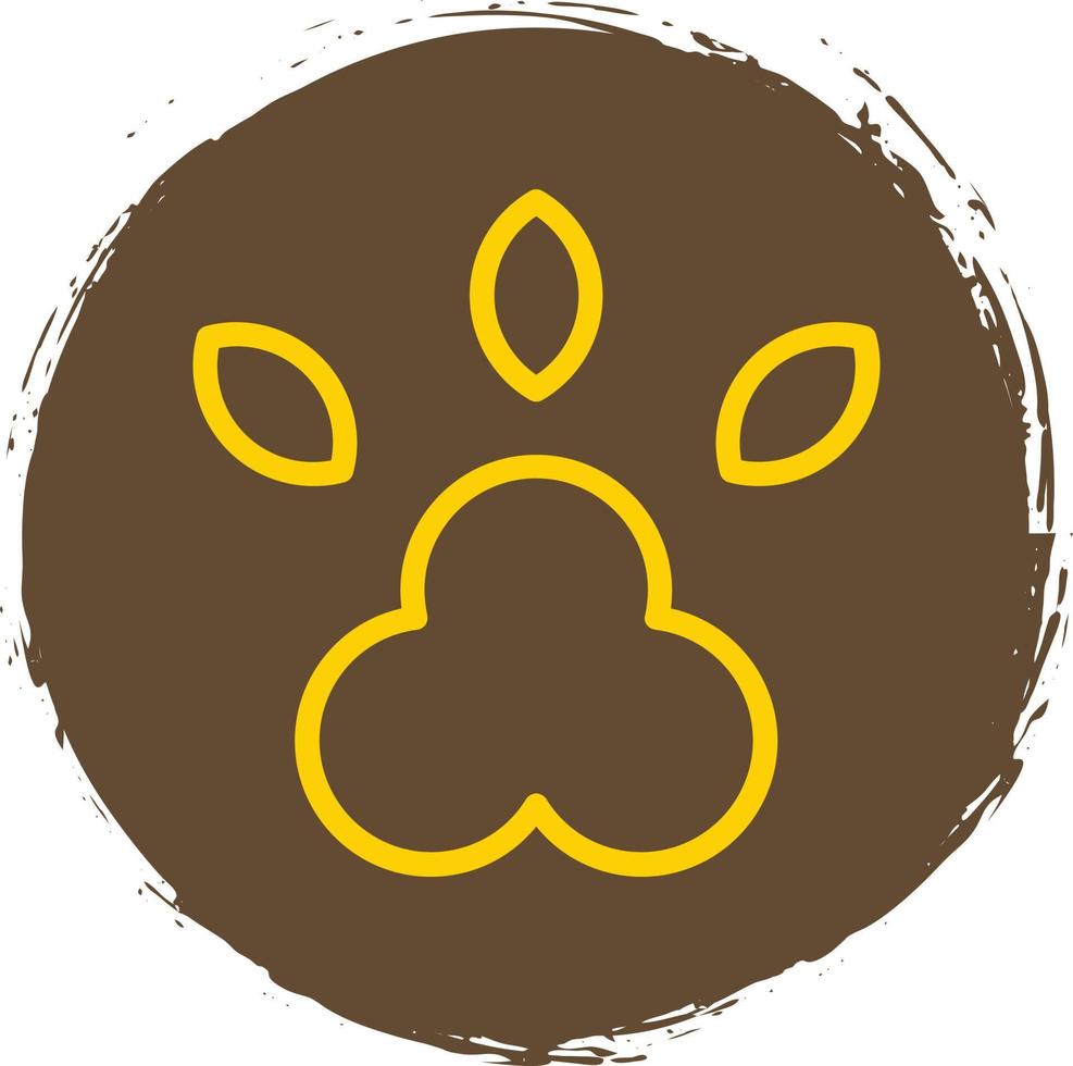 Paw Vector Icon Design