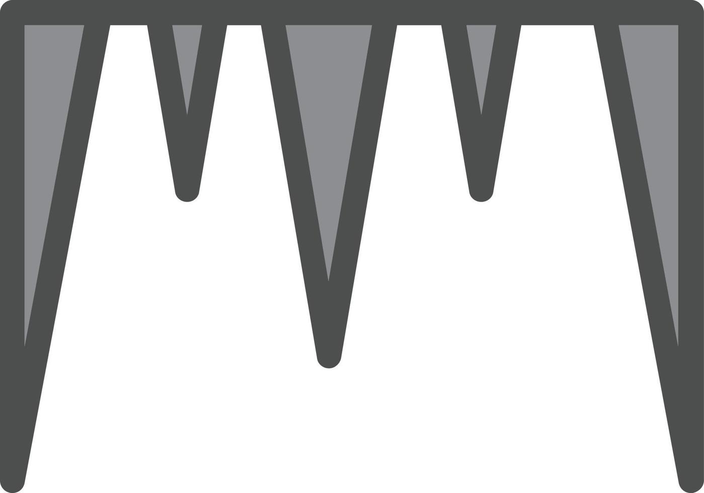 Icicles Vector Icon Design