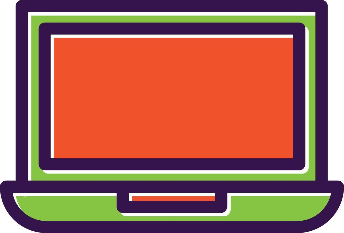 Laptop Vector Icon Design