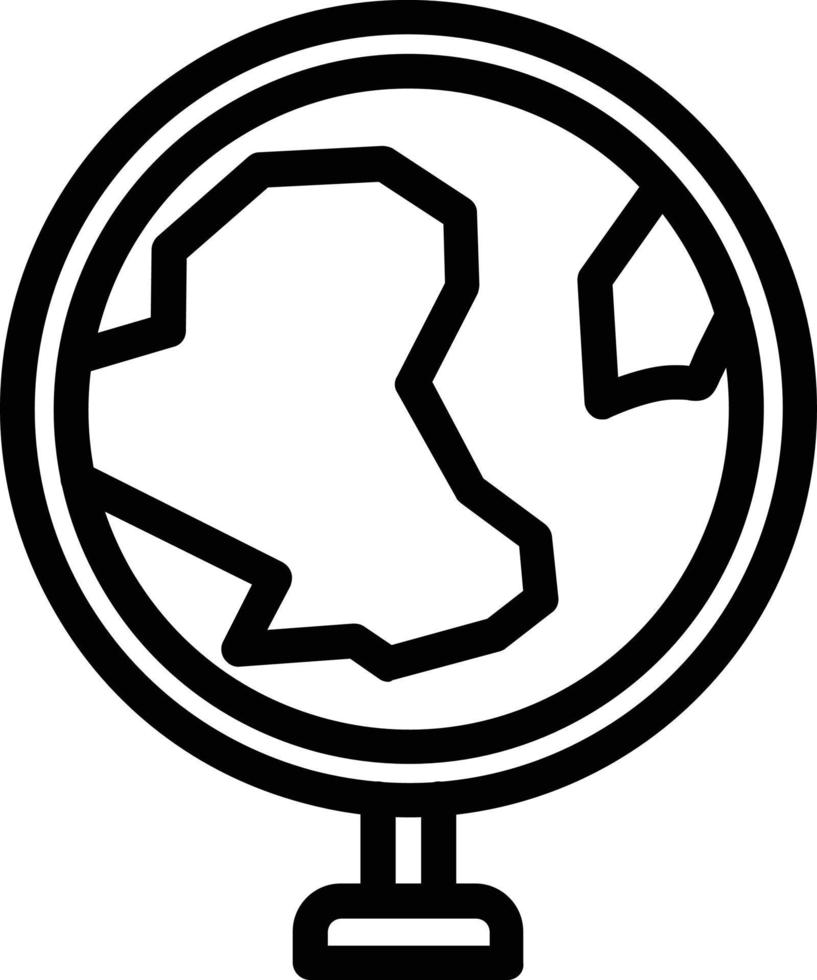 diseño de icono de vector de globo europa