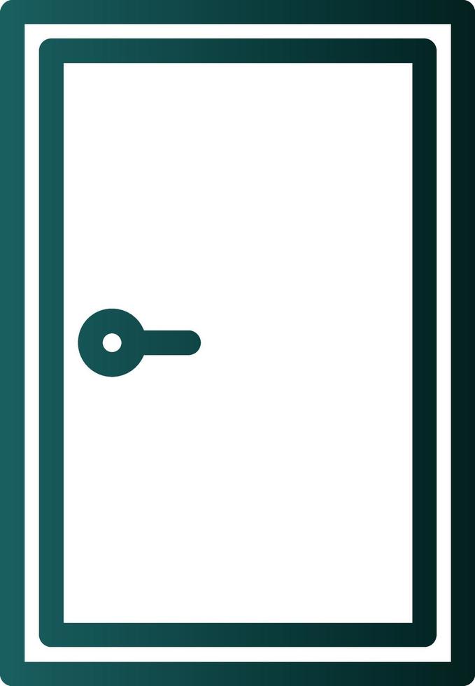 Door Closed Vector Icon Design