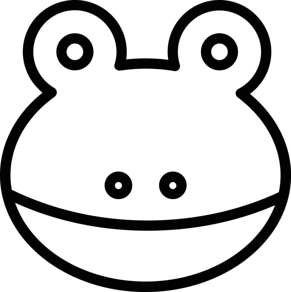 Frog Vector Icon Design