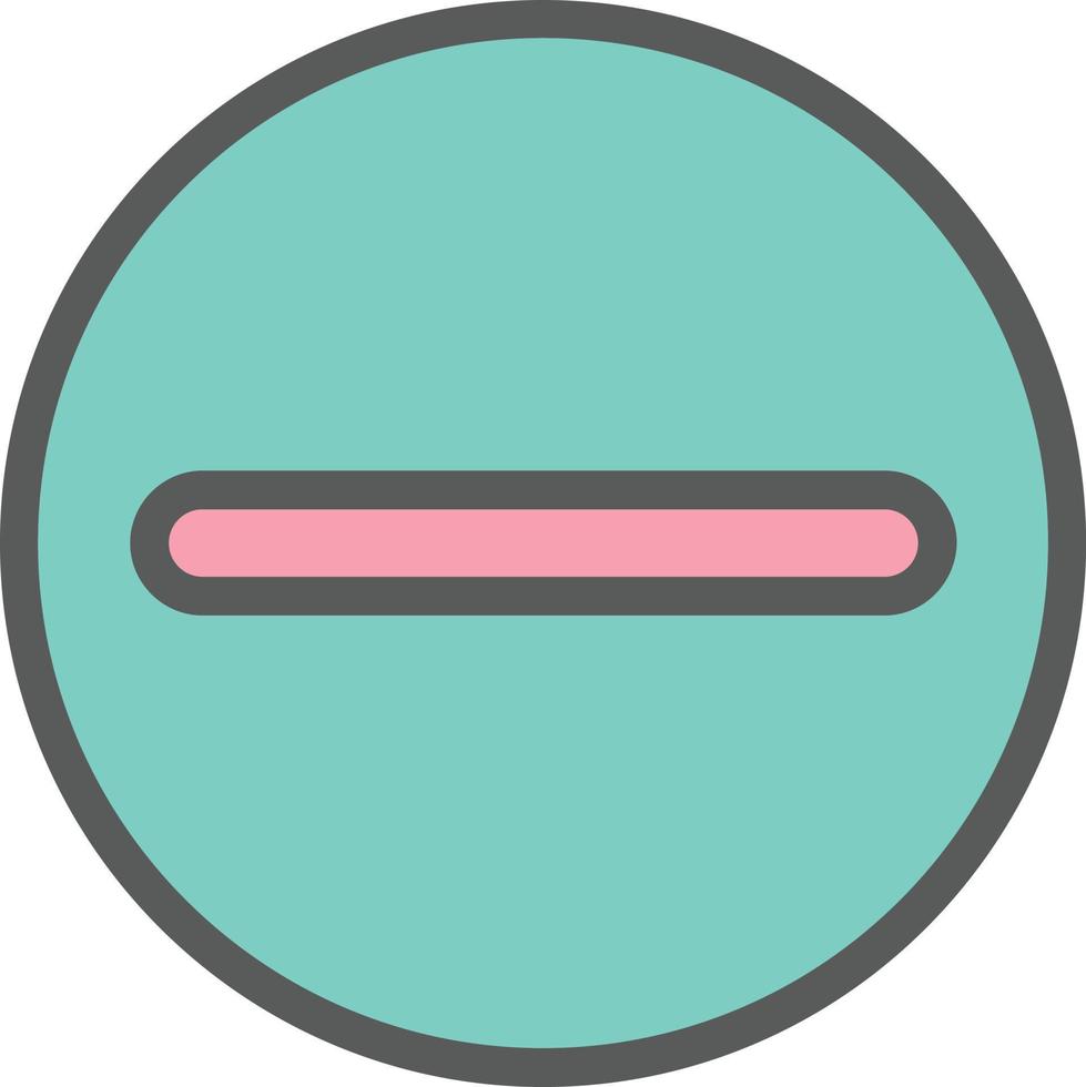 Minus Circle Vector Icon Design