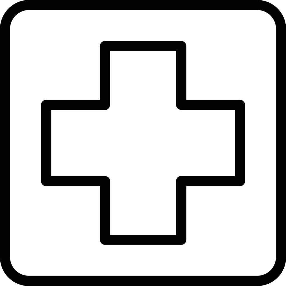 Hospital Symbol Vector Icon Design