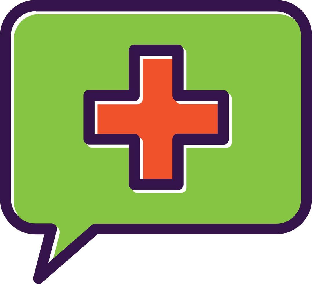 Comment Medical Vector Icon Design