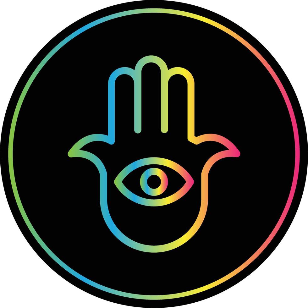 Hamsa Vector Icon Design