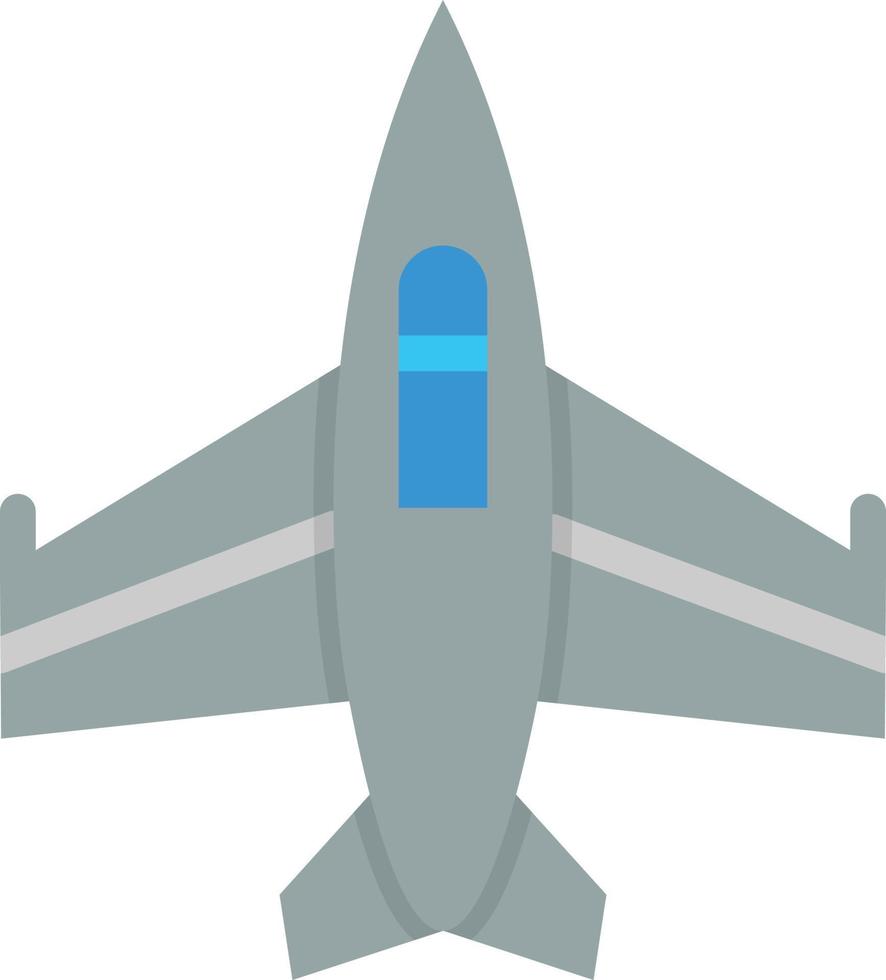 Fighter Jet Vector Icon Design