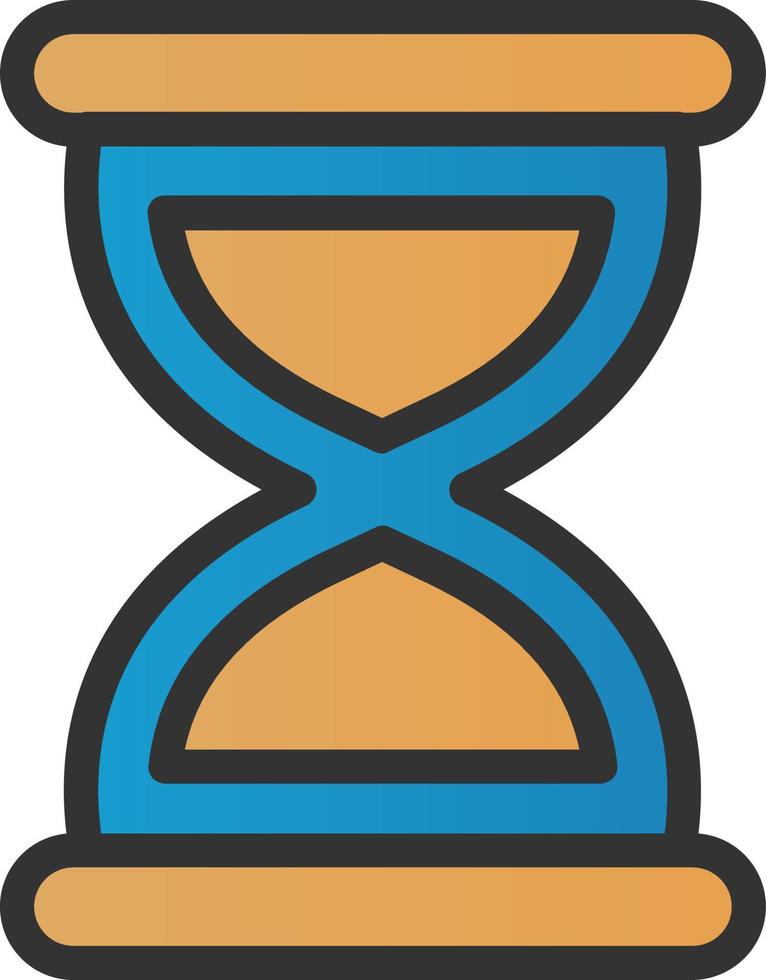 Hourglass Half Vector Icon Design