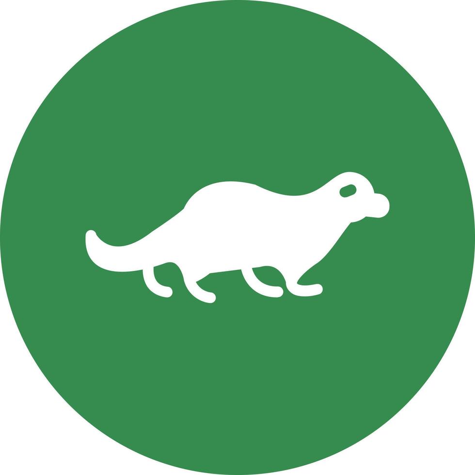 Otter Vector Icon Design