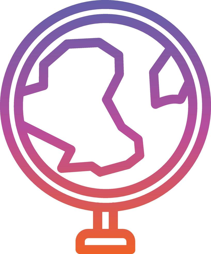 Globe Europe Vector Icon Design
