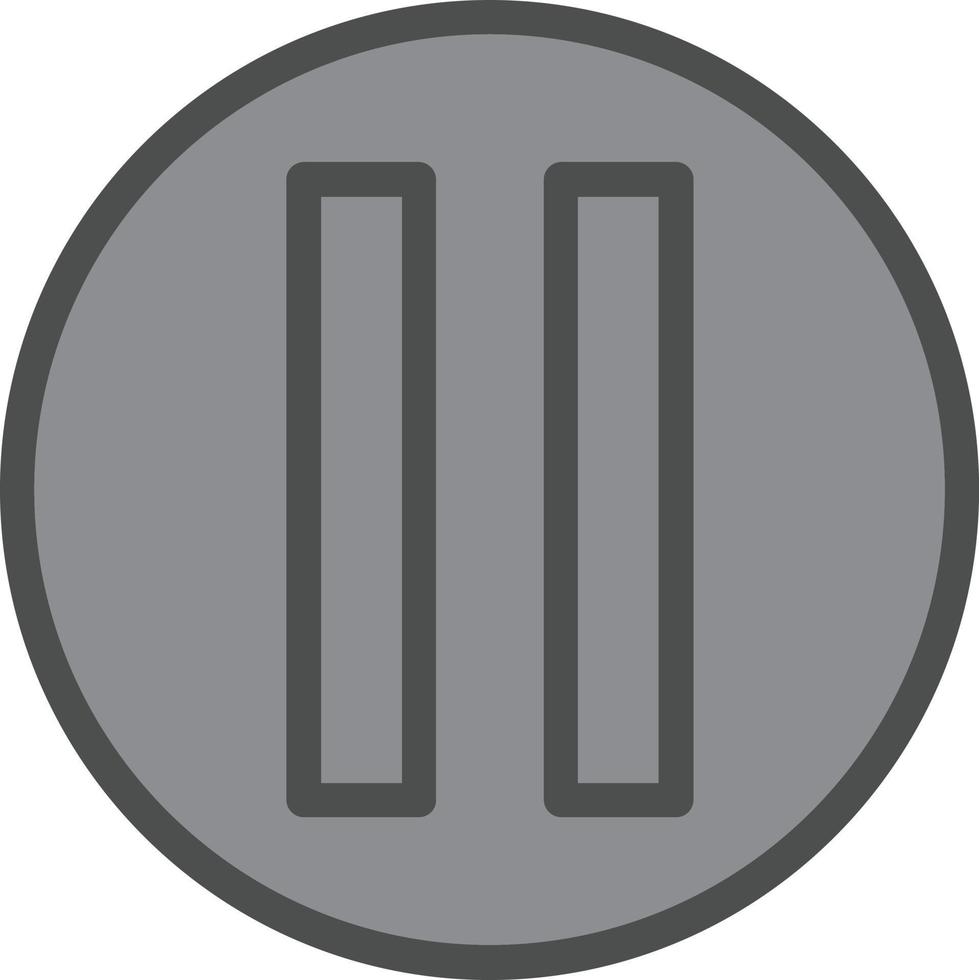 Pause Circle Vector Icon Design