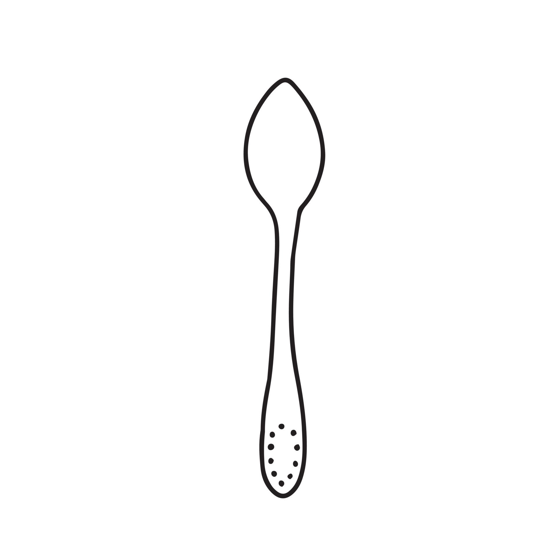 Hand drawn doodle little spoon illustration 14913778 Vector Art at Vecteezy