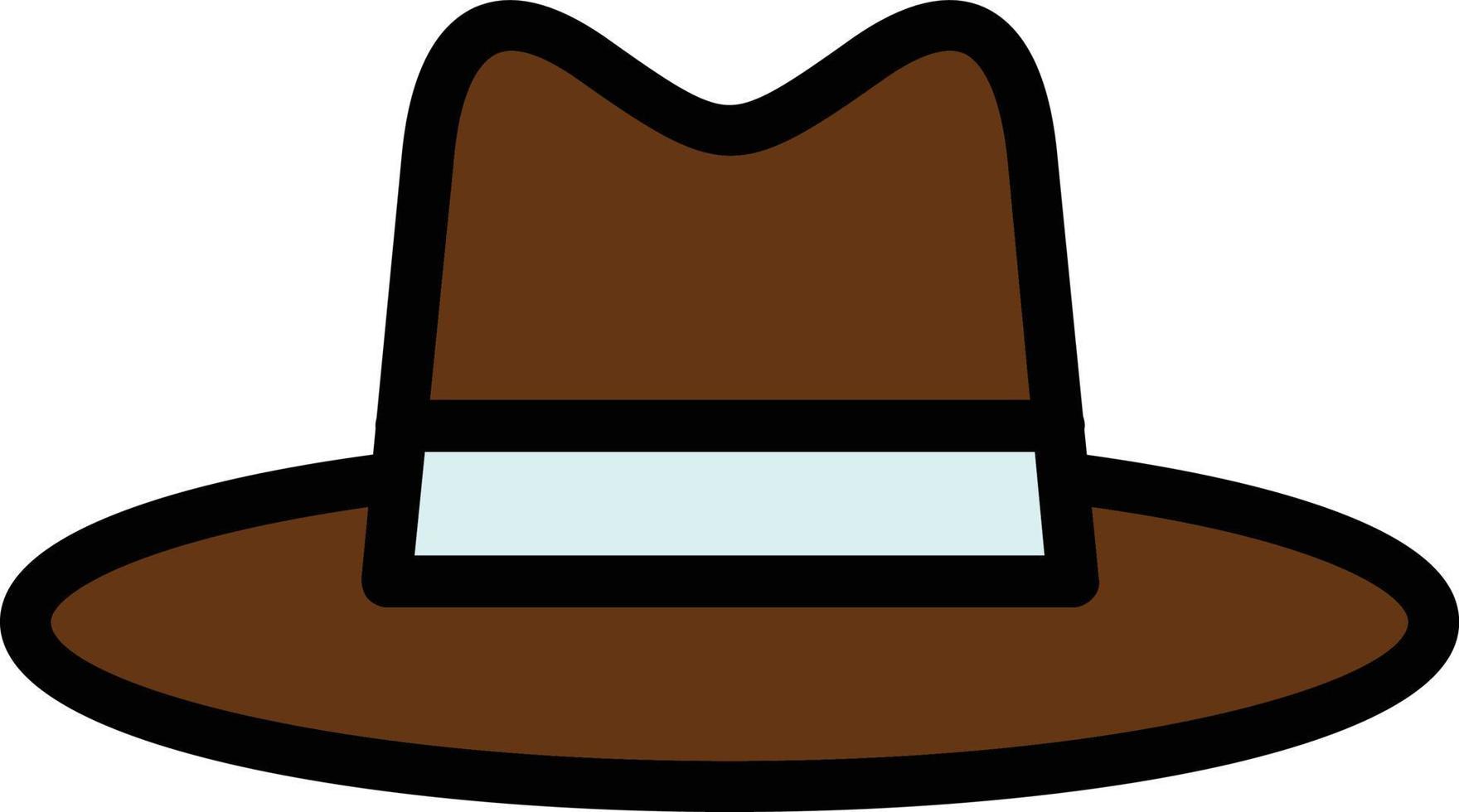 Hat Cowboy Side Vector Icon Design