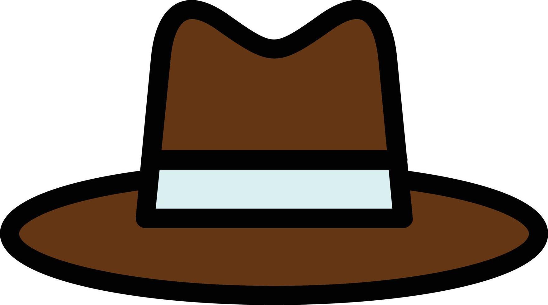 sombrero, vaquero, lado, vector, icono, diseño vector