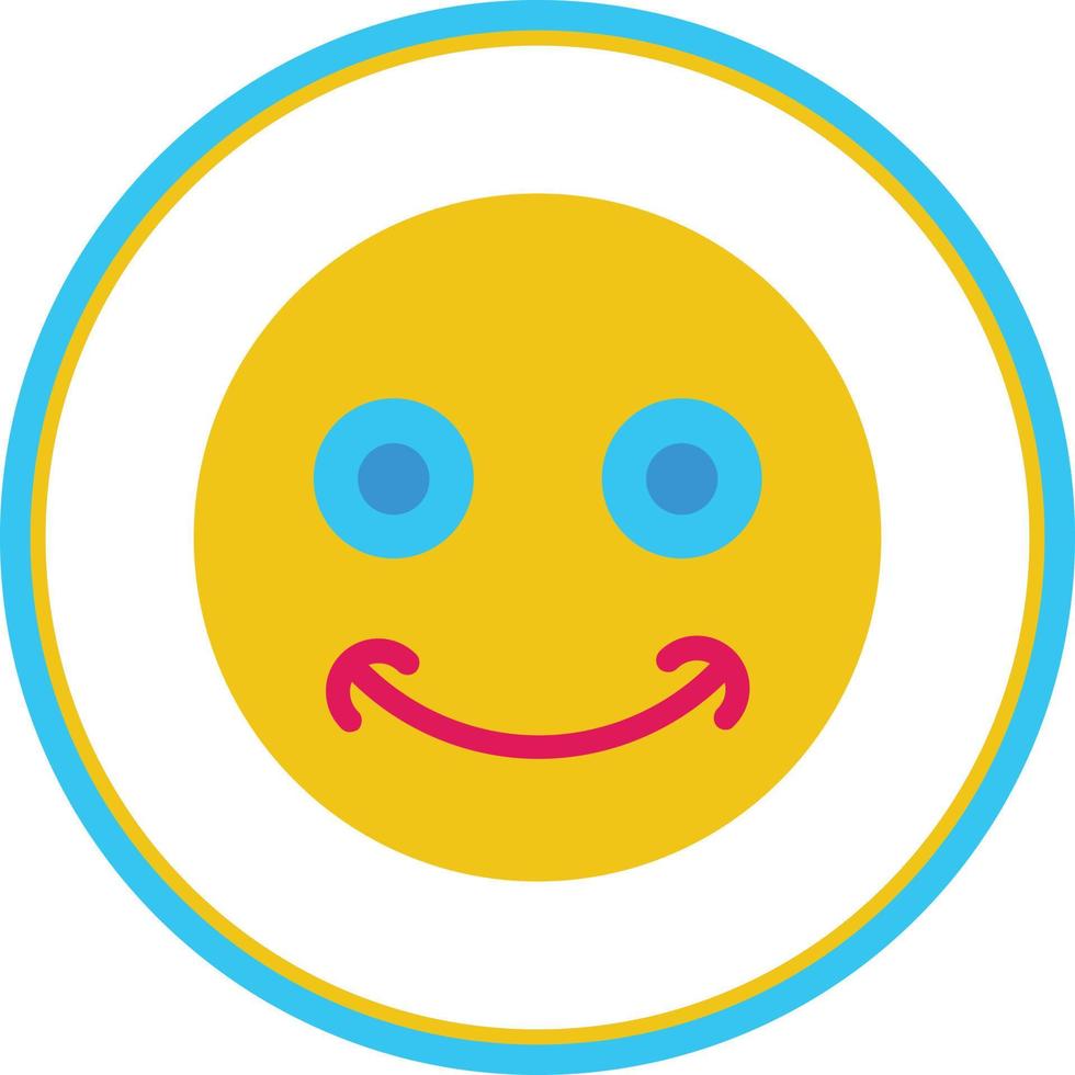 diseño de icono de vector de sonrisa