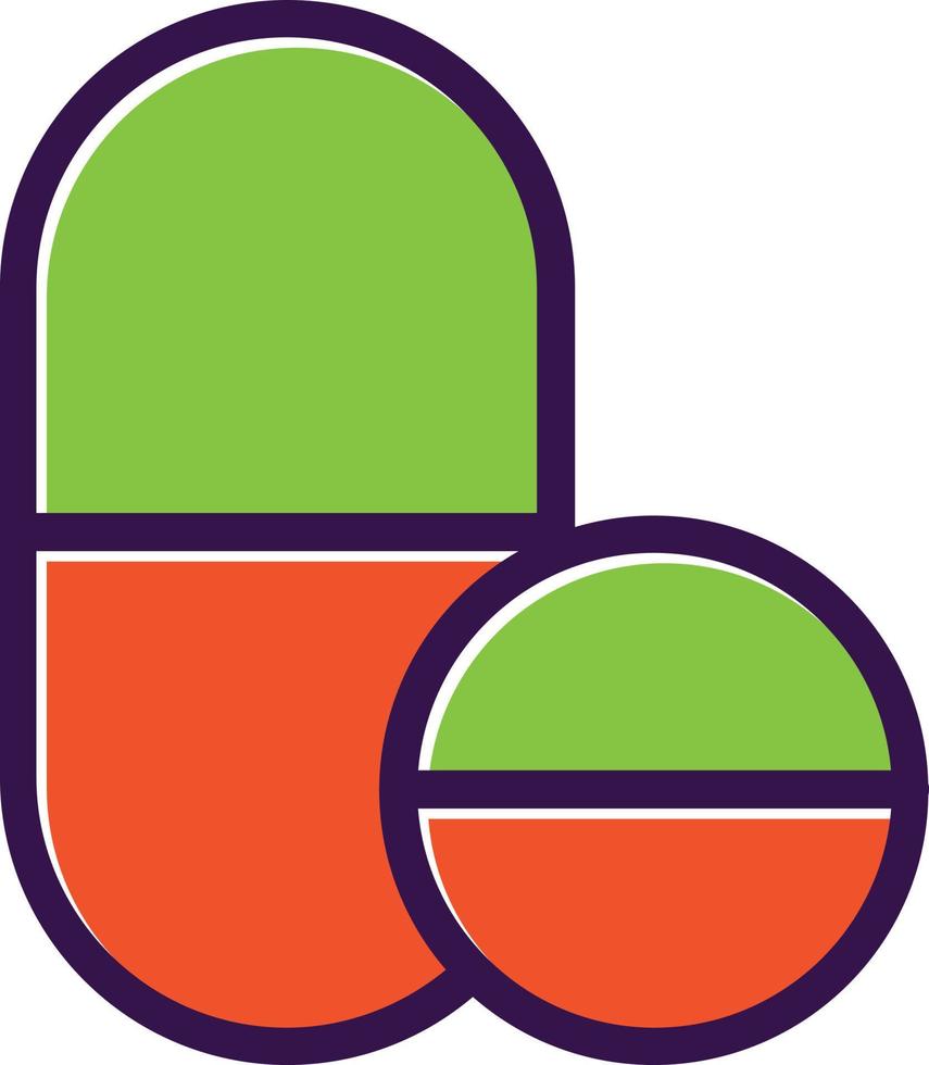 Pills Vector Icon Design