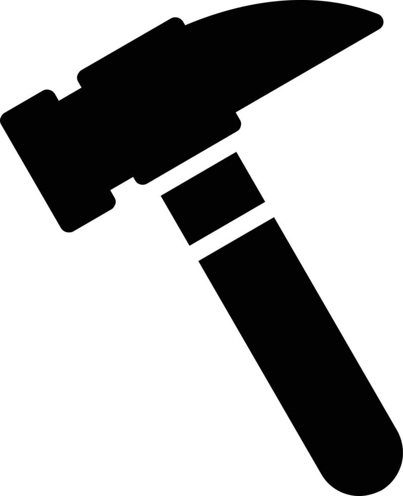 Hammer Vector Icon Design