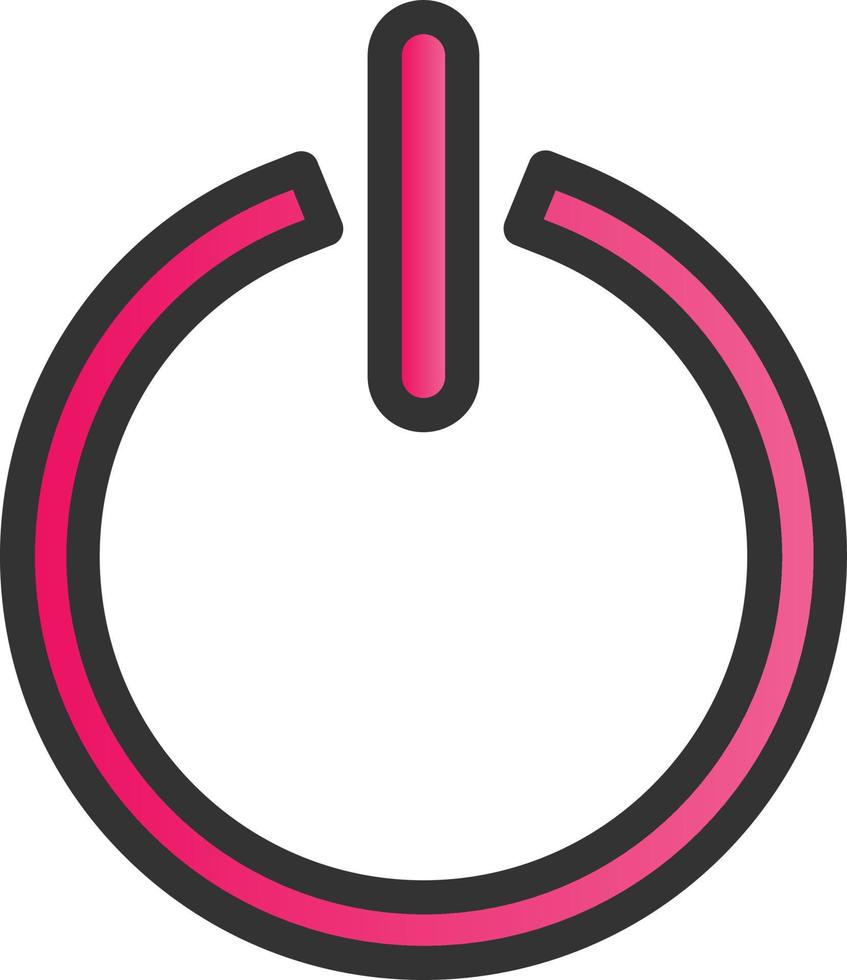 Power Off Vector Icon Design