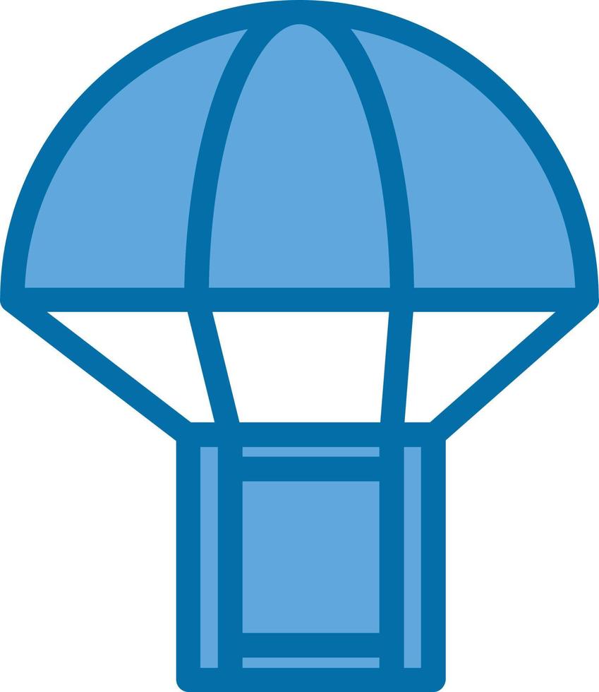 Parachute Box Vector Icon Design