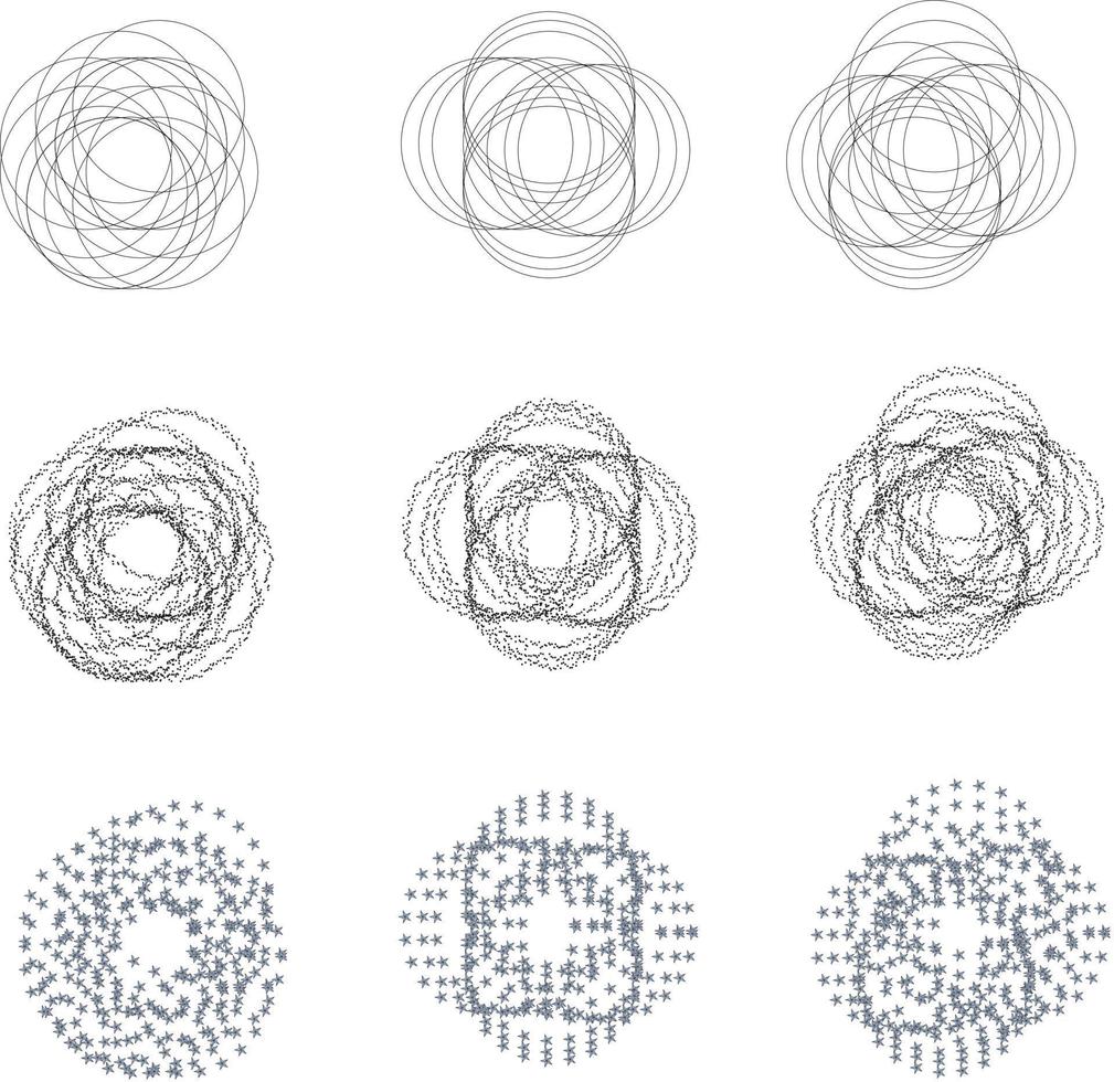 circle wallpaper design vector