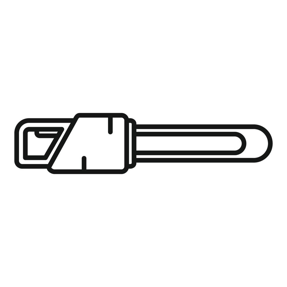Cutter electric saw icon outline vector. Chainsaw tool vector