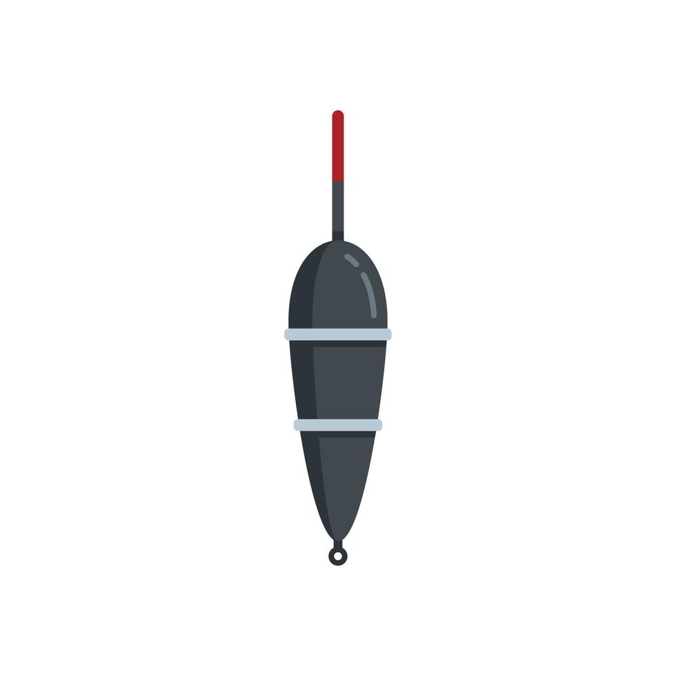 Bobber fisherman icon flat isolated vector