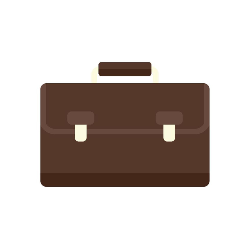 Marketing bag icon flat isolated vector