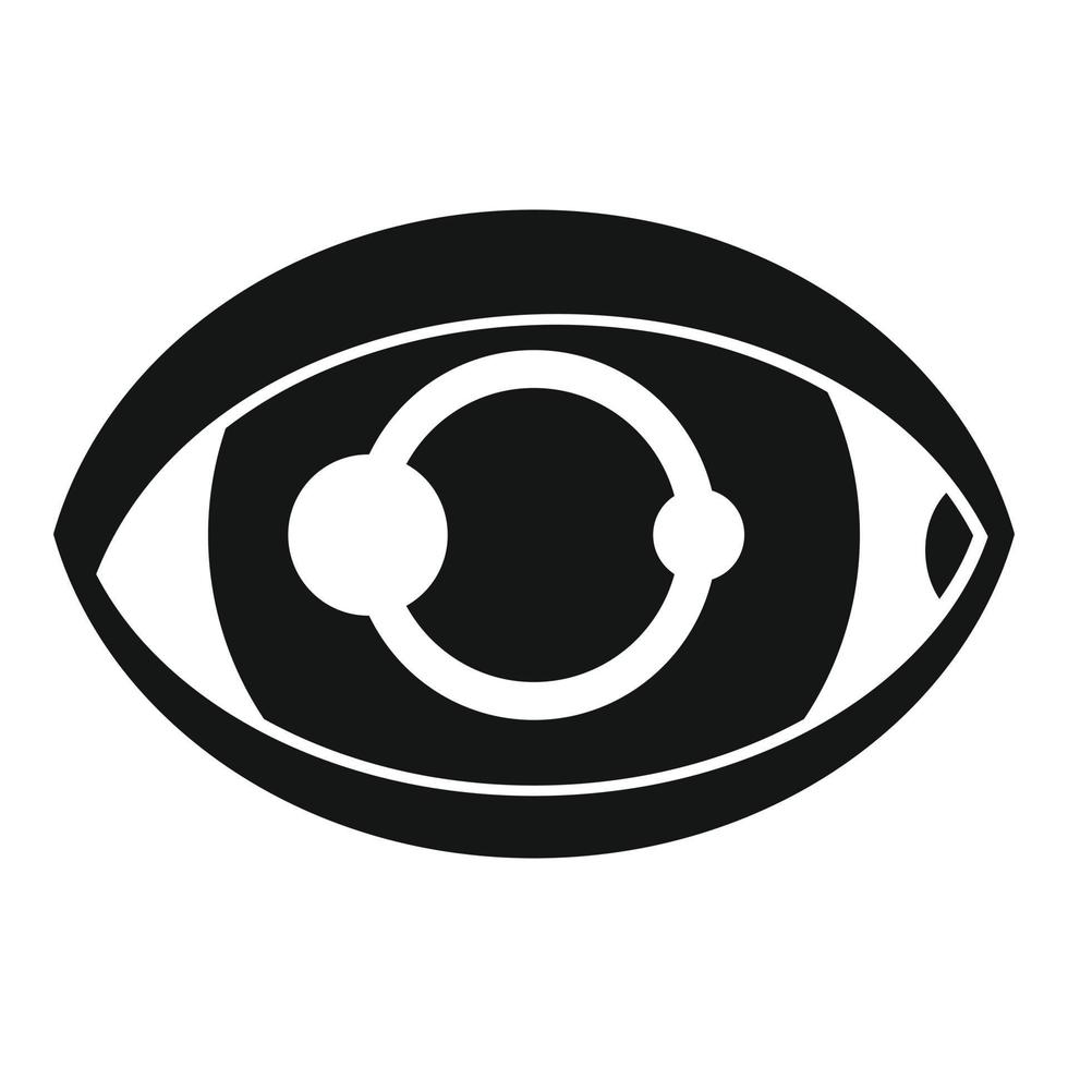 Eye look icon simple vector. Sight view vector