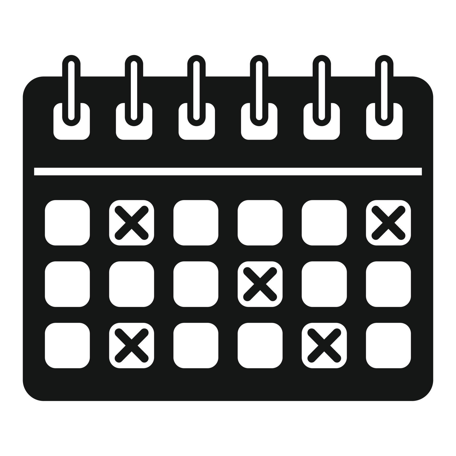 Work calendar icon simple vector. Office time 14915964 Vector Art at