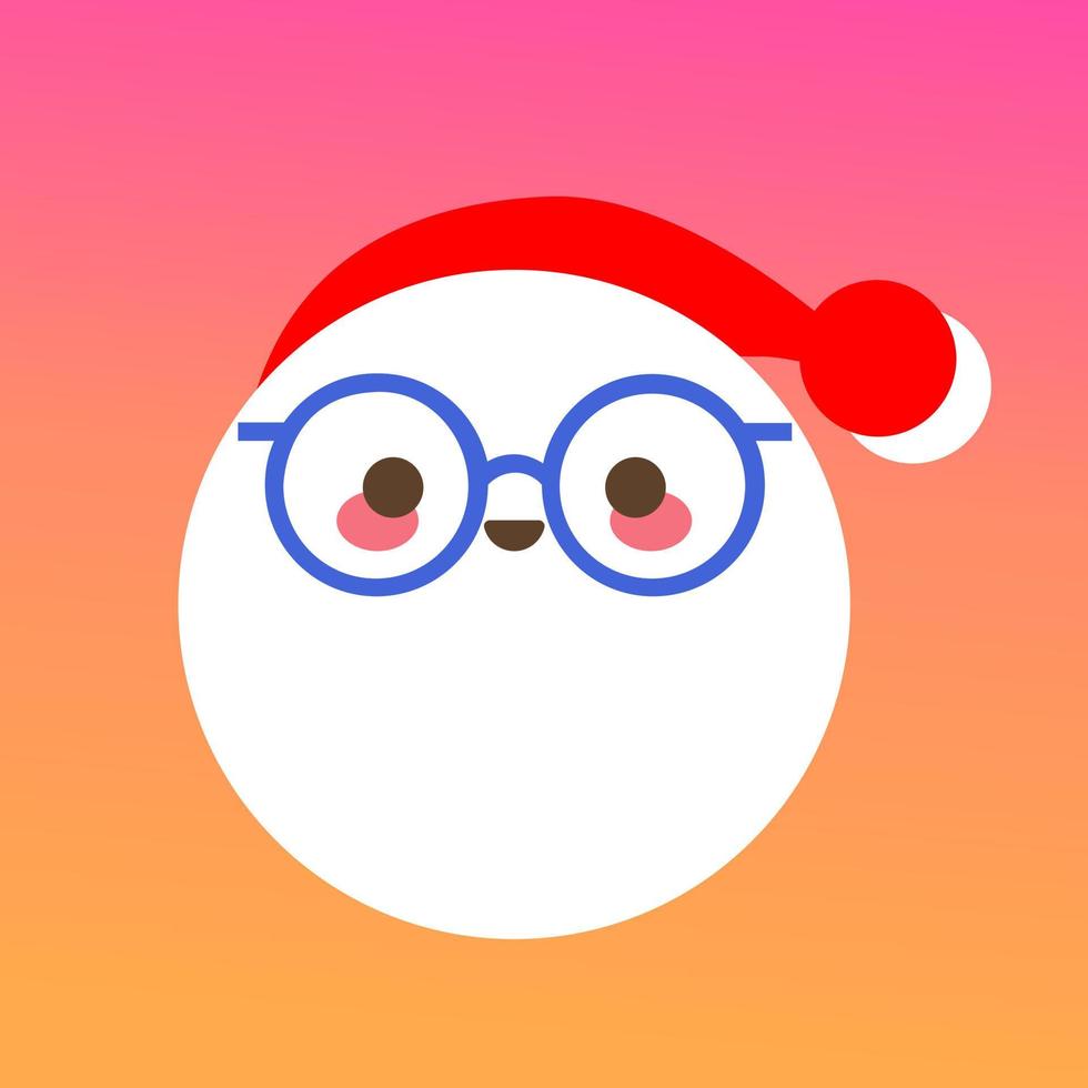 feliz ilustración de santa vector