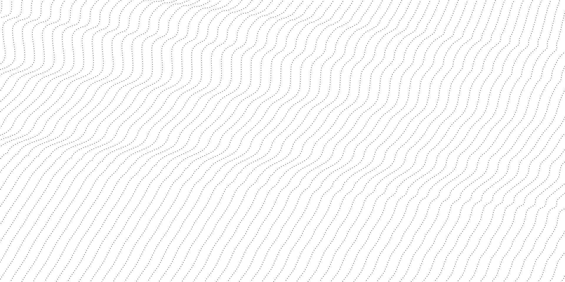 Abstract wavy background. Thin line on white. Abstract particle structure background vector