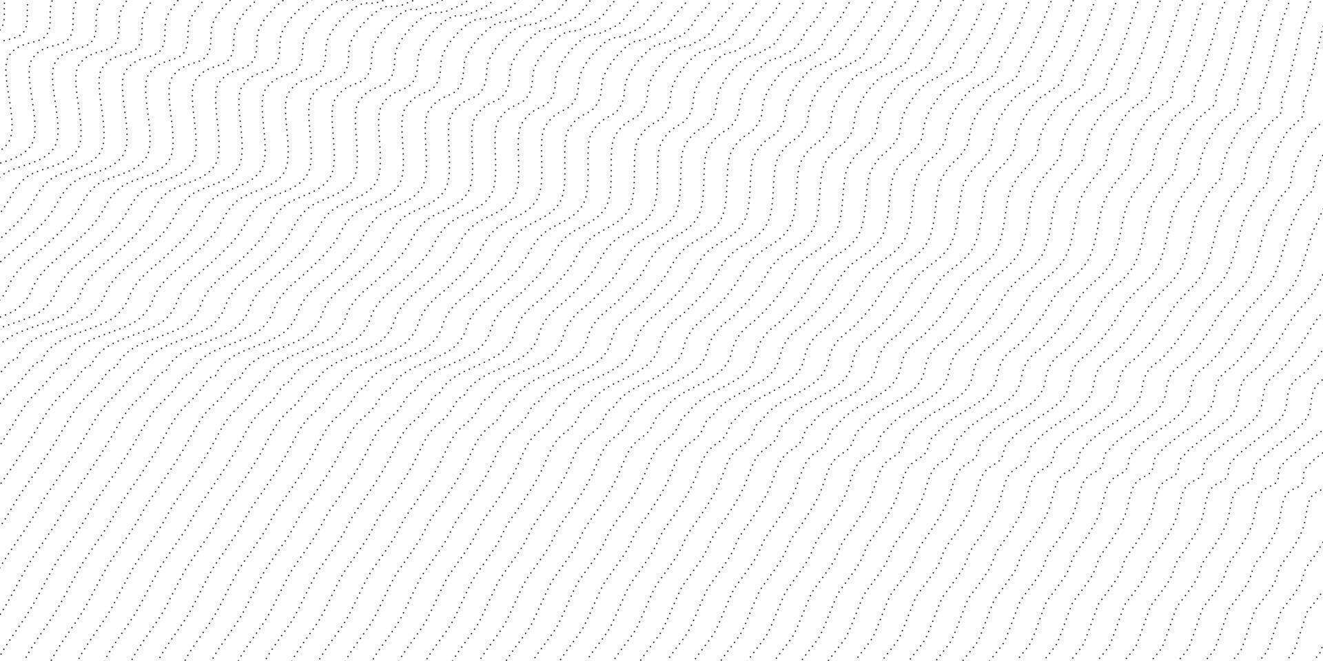 Abstract wavy background. Thin line on white. Abstract particle structure background vector