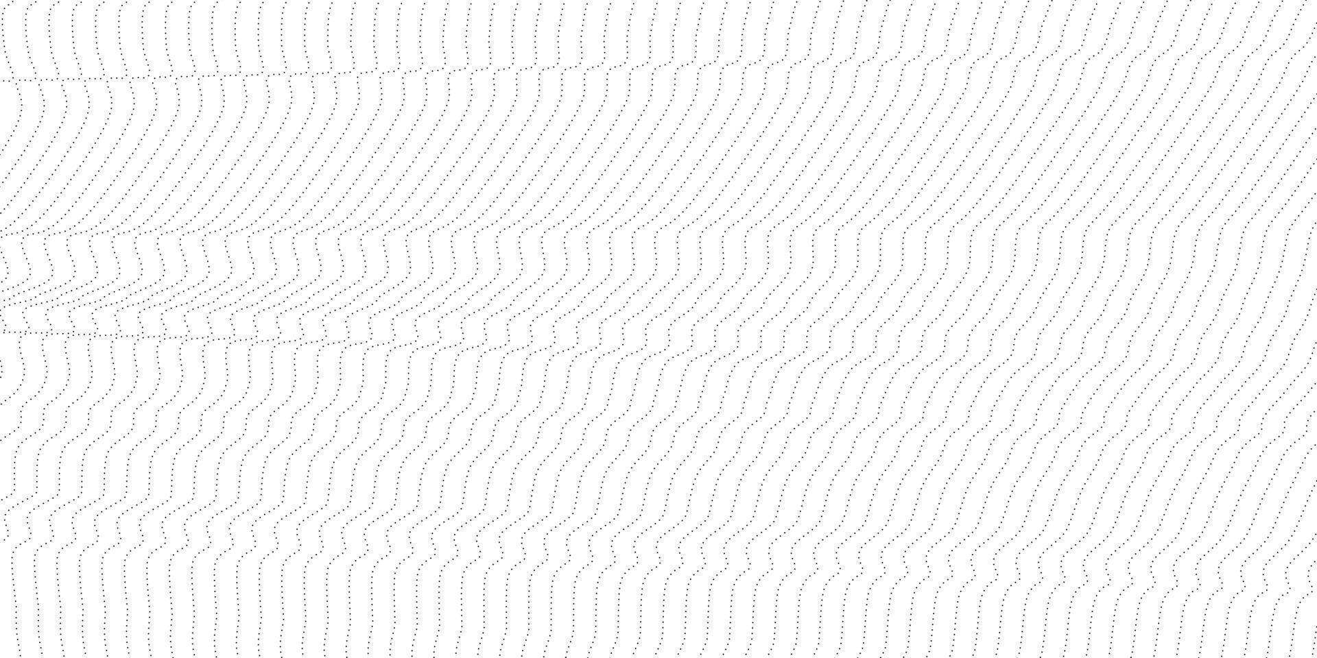 Abstract wavy background. Thin line on white. Abstract particle structure background vector