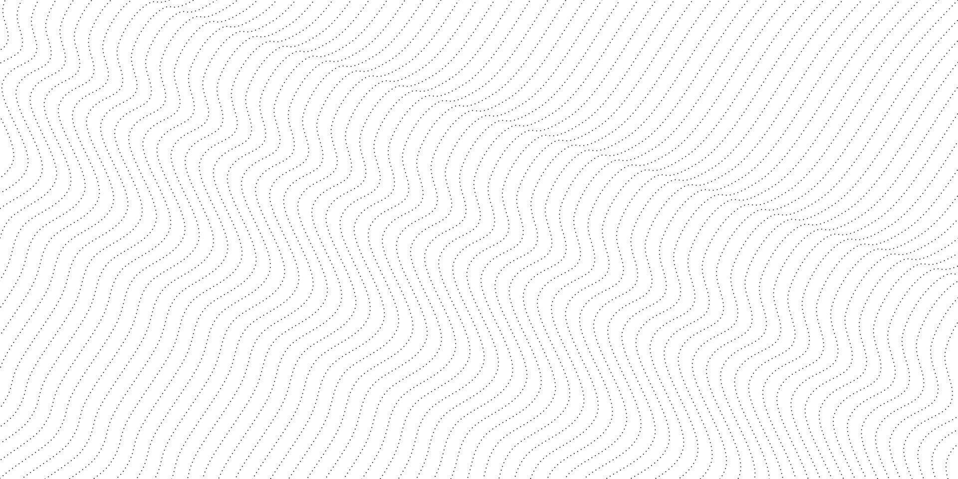 fondo ondulado abstracto. delgada línea en blanco. Fondo de estructura de partículas abstractas vector