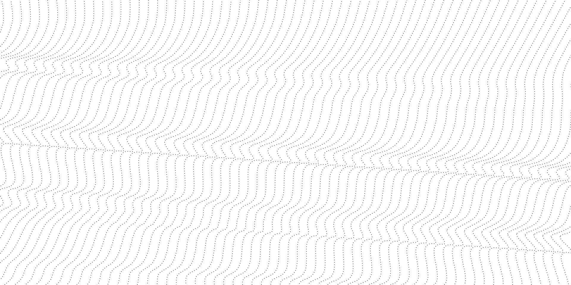 Abstract wavy background. Thin line on white. Abstract particle structure background vector