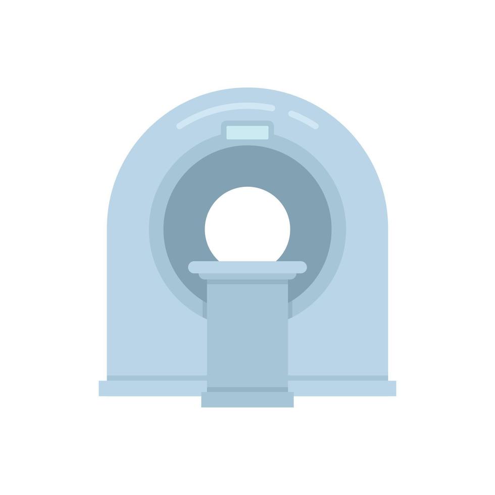 Circle magnetic resonance imaging icon flat isolated vector