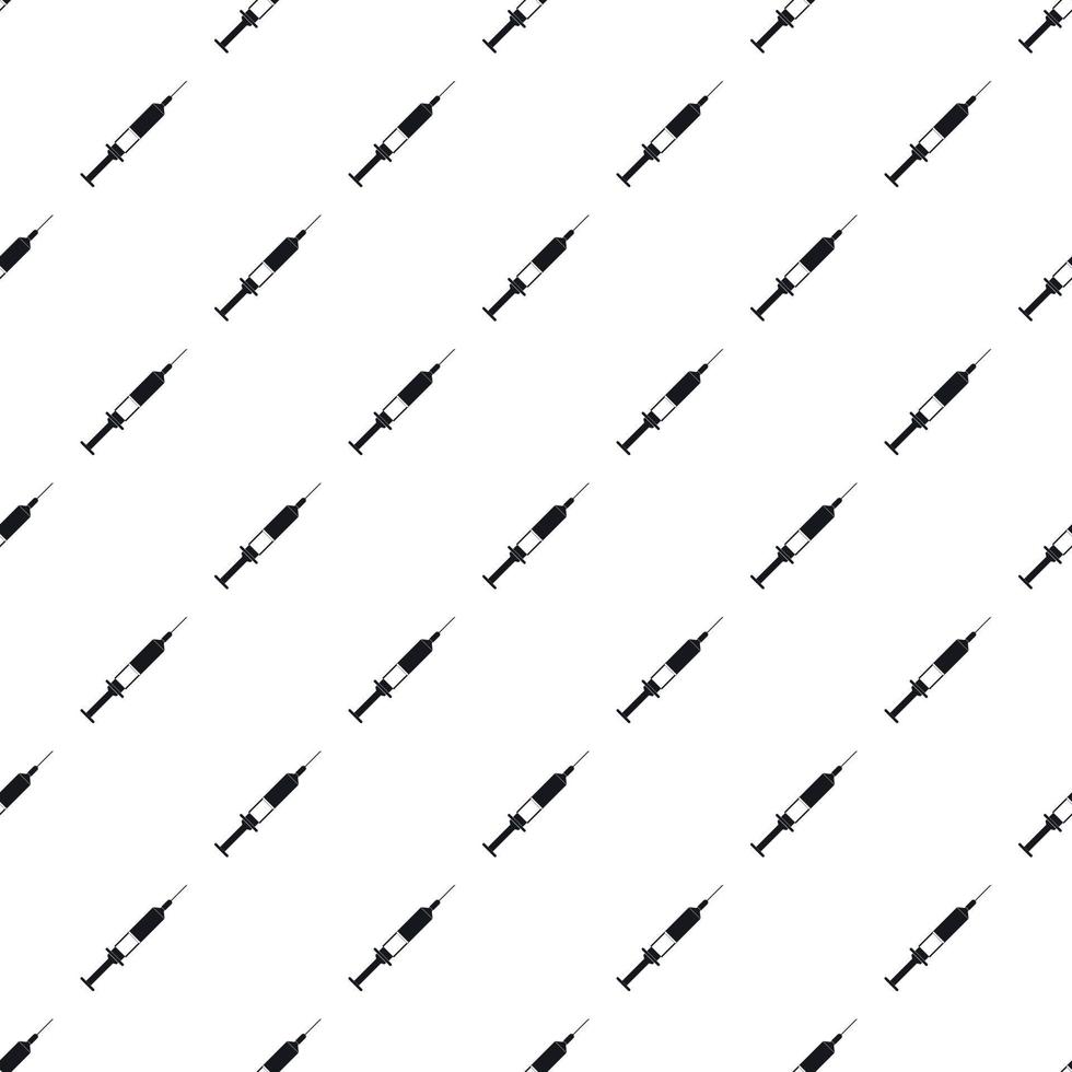 Syringe pattern, simple style vector