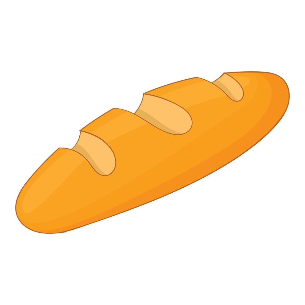 Loaf icon, cartoon style vector