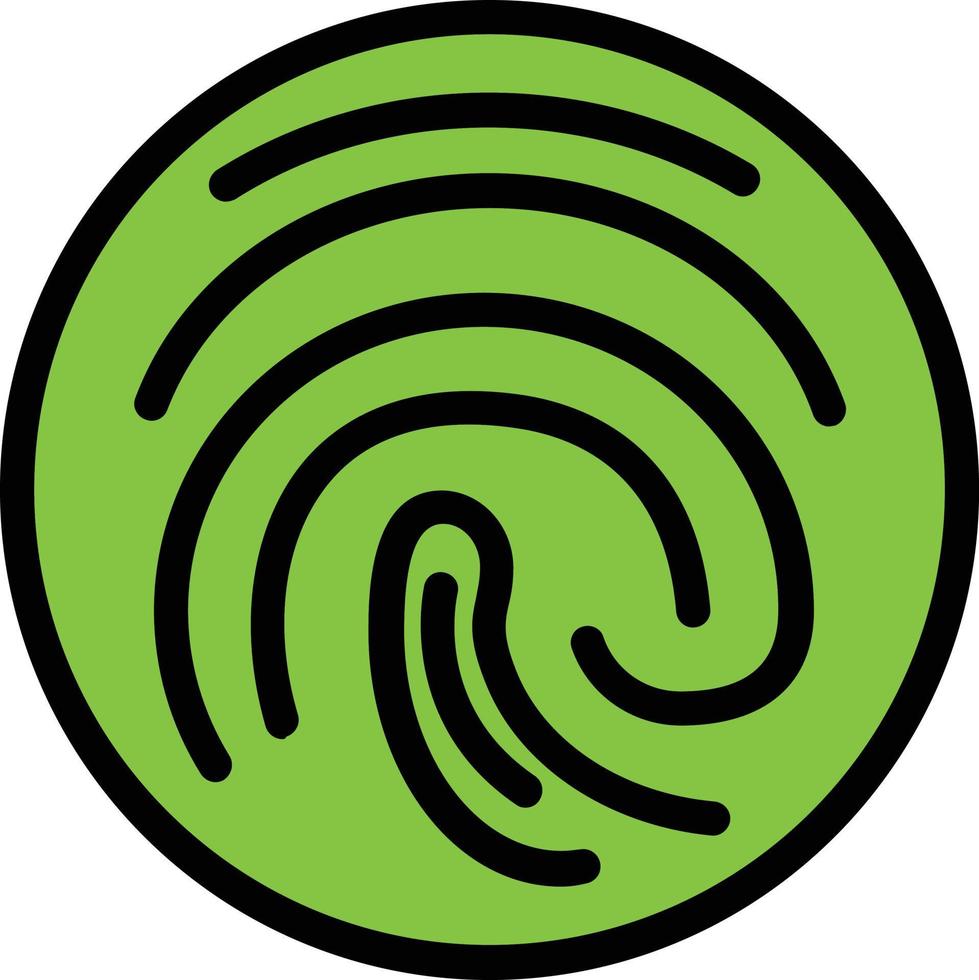 Fingerprint Vector Icon Design
