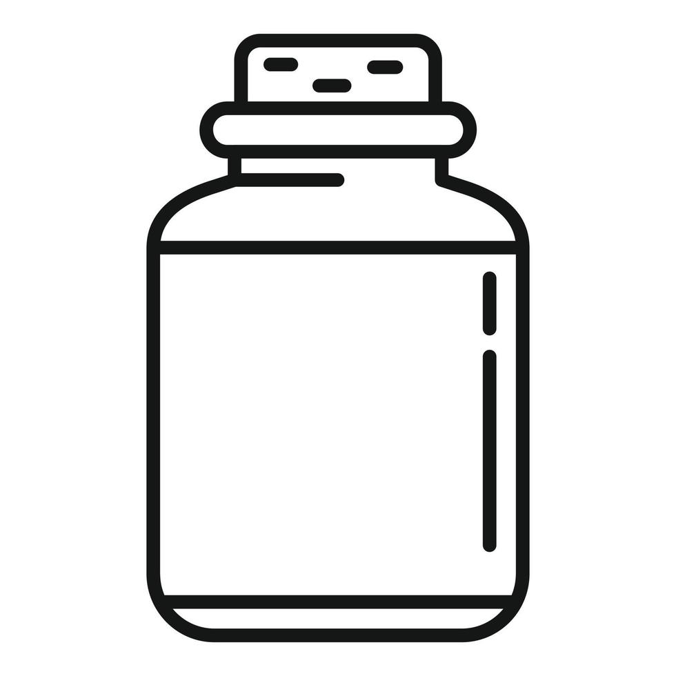 Canola oil probe icon outline vector. Plant seed vector