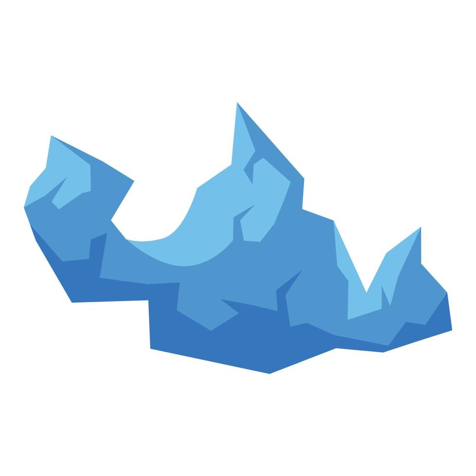 Mountain iceberg icon isometric vector. Ice berg vector