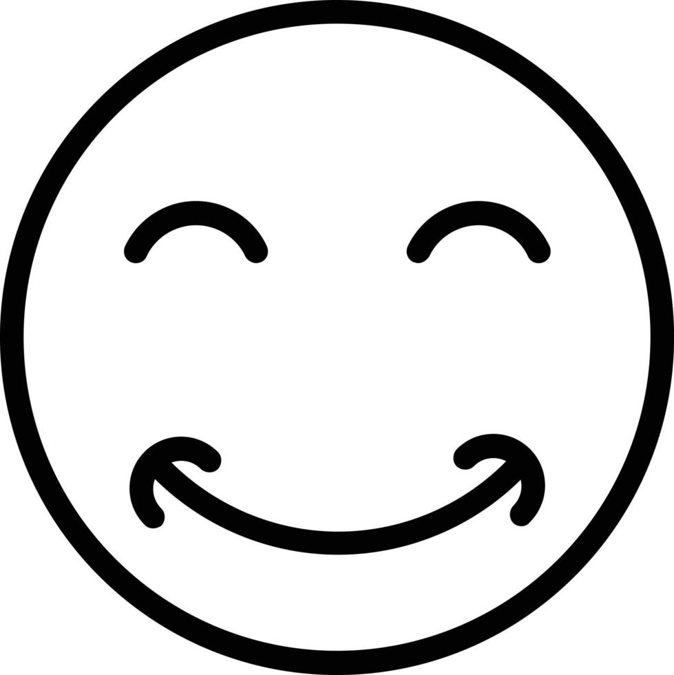 diseño de icono de vector de haz de sonrisa