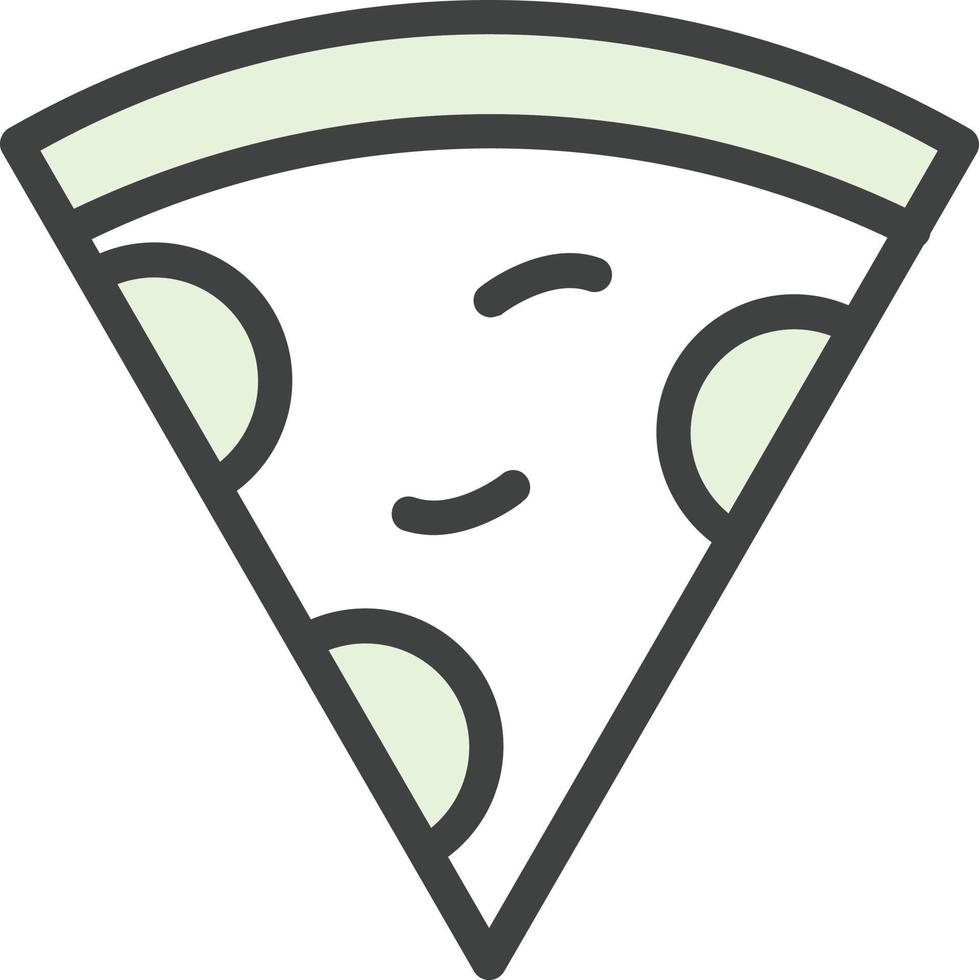 Pizza Slice Vector Icon Design