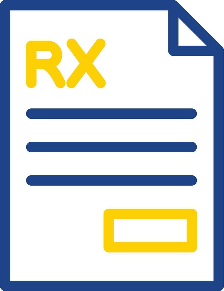 Prescription Vector Icon Design