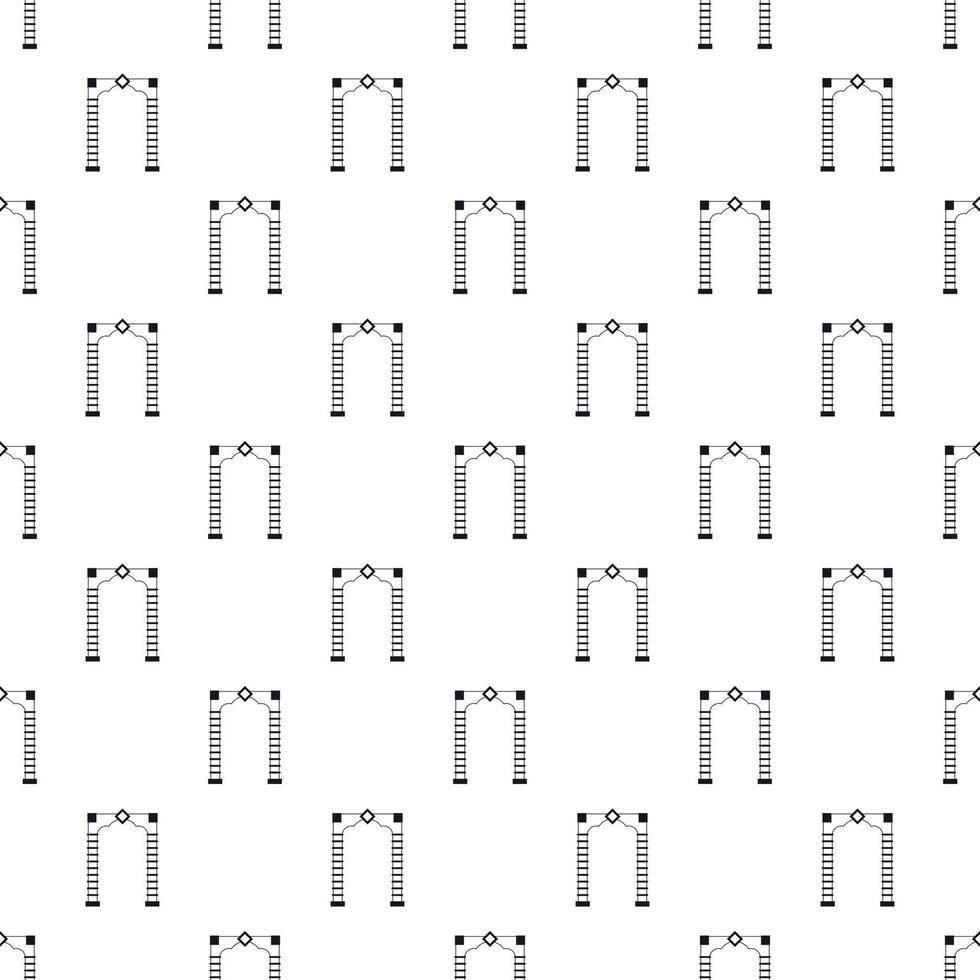 Eastern arch pattern, simple style vector