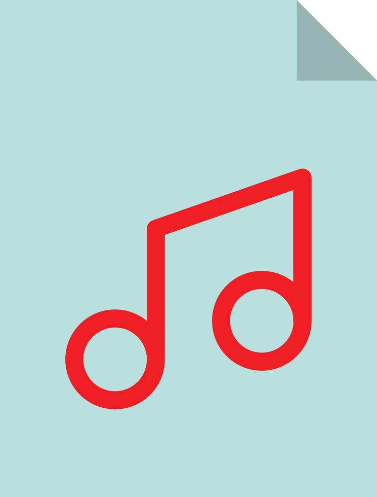 File Audio Vector Icon Design