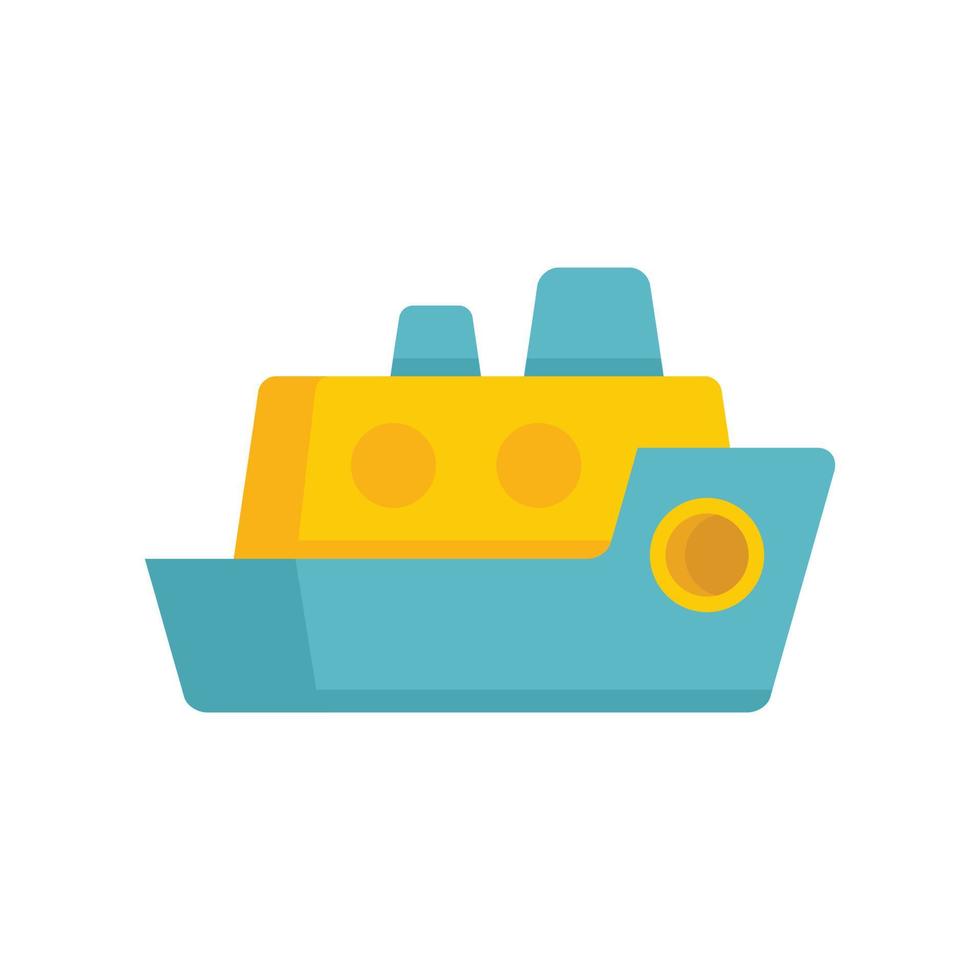 icono de juguete de crucero vector aislado plano